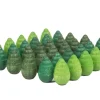 Grapat 36 groene bomen - houten Mandala - Clearance