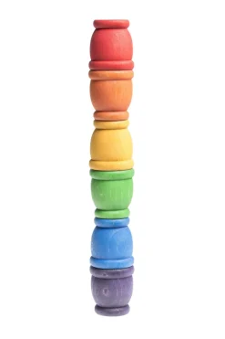 Grapat 6 houten potjes Mates - 6 kleuren - Clearance