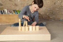 Grapat 6 houten potjes met deksel - natural - Online