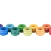 Grapat 36 houten ringen - 12 kleuren - Online