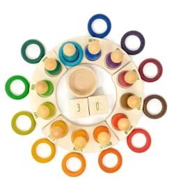 Grapat 12 houten ringen voor de jaarkalender - Hot
