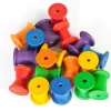 Grapat 18 houten spoelen - 6 kleuren - Hot