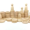 Grapat 6 Nins, 24 munten en 36 ringen - natural wood - Online