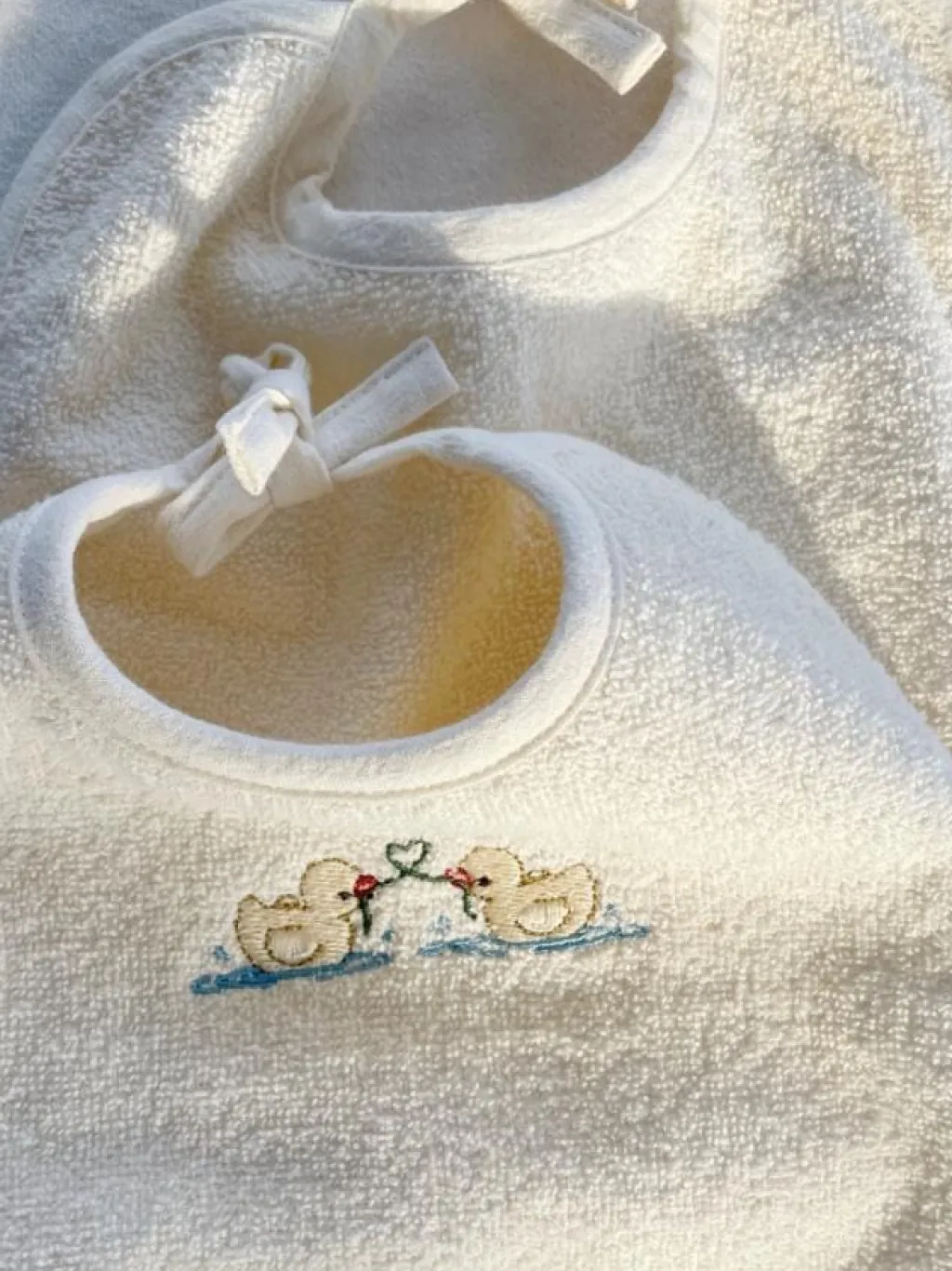Fanga Fontana 2 pack terry slabbetjes Figo - Antique White - Outlet