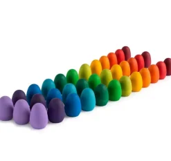 Grapat 36 regenboog eitjes - houten Mandala - Hot