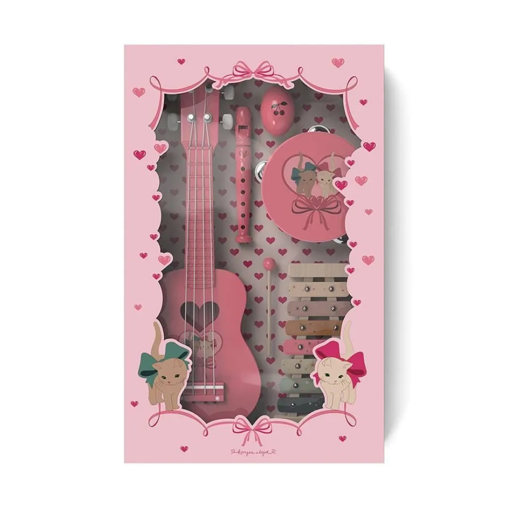 Konges Slojd All I wish for - Bow Kitty Pink - Online