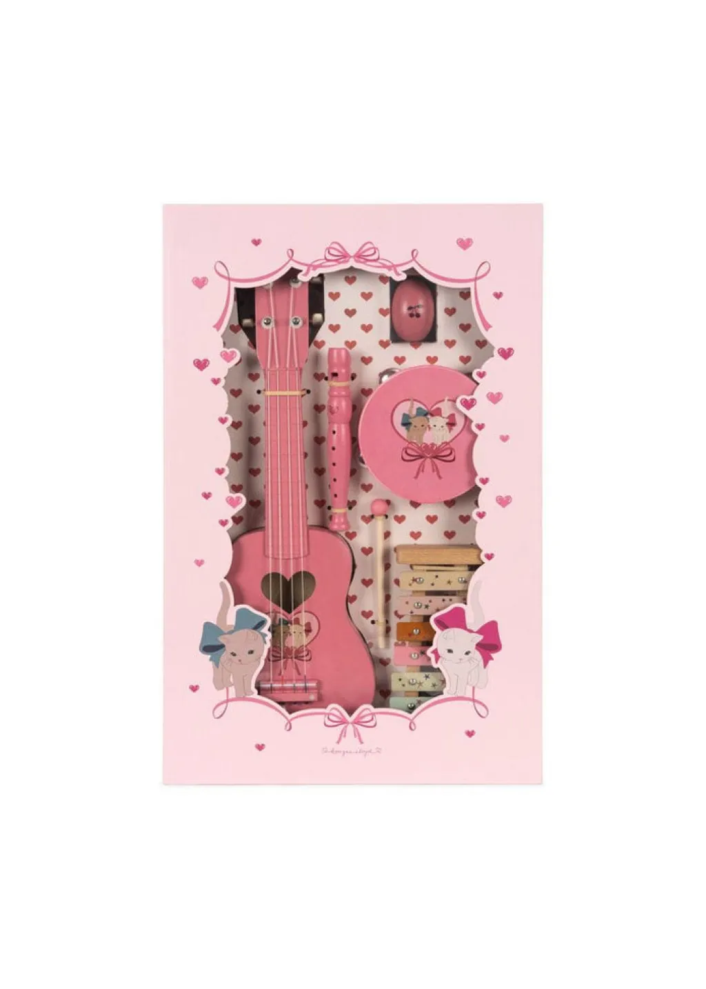 Konges Slojd All I wish for - Bow Kitty Pink - Online