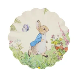 Meri Meri Assiettes réutilisables en mélamine S - Pierre Lapin - Sale