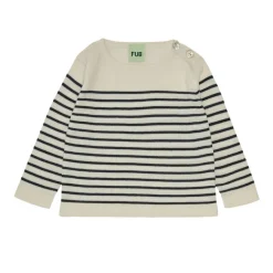 FUB Baby gestreepte top - Ecru / Dark Navy - New