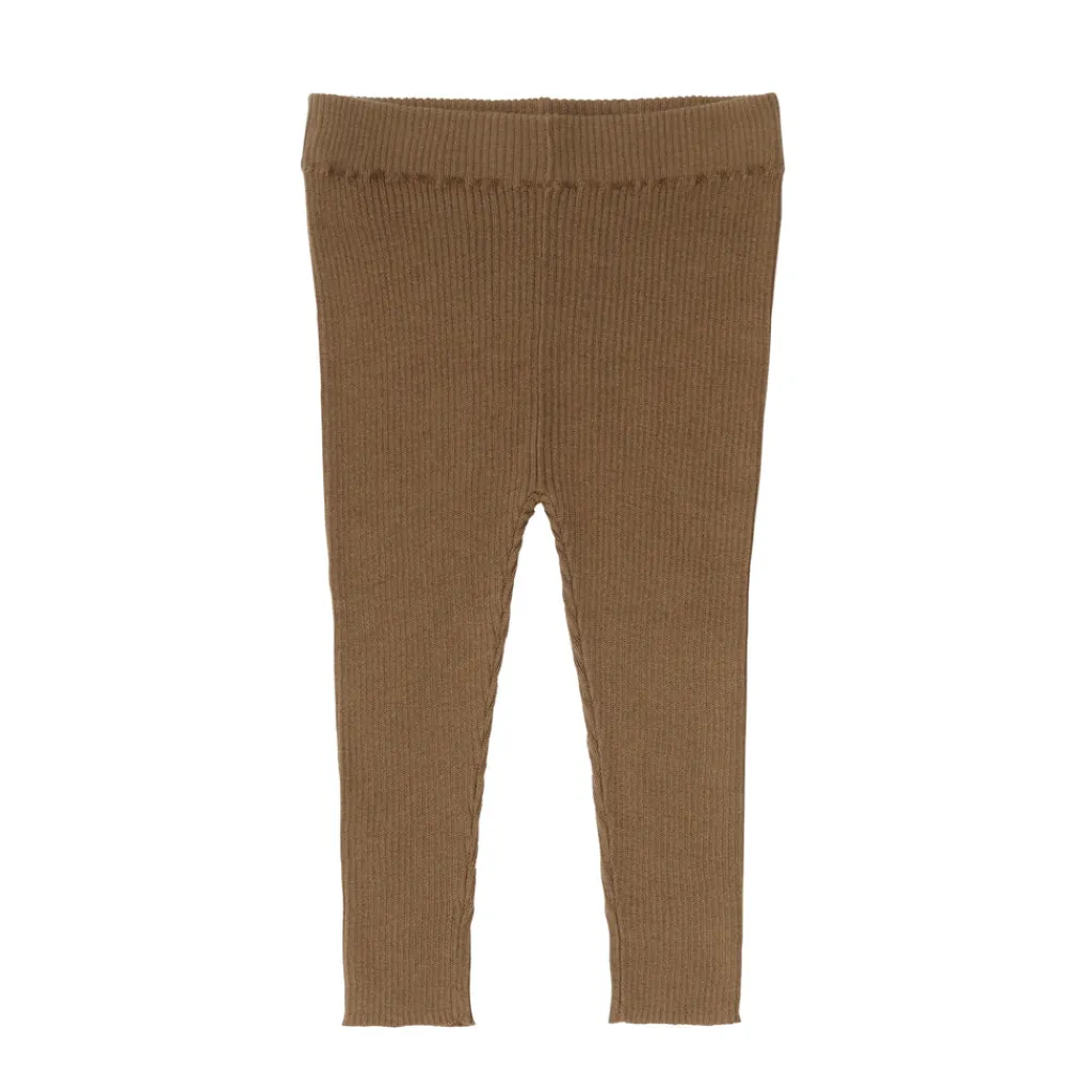FUB Baby Slim Rib leggings - camel - Best