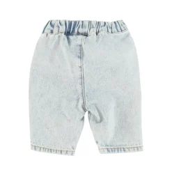 Piupiuchick Babybroek - washed blue denim -