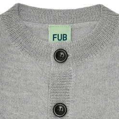 FUB Babycardigan alpacawol - grey melange - Sale
