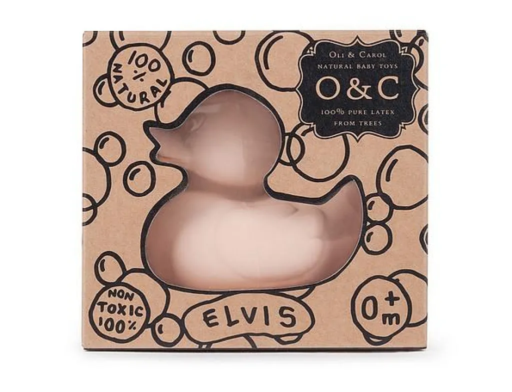 Oli & Carol Badspeeltje eend pastel - Nude -