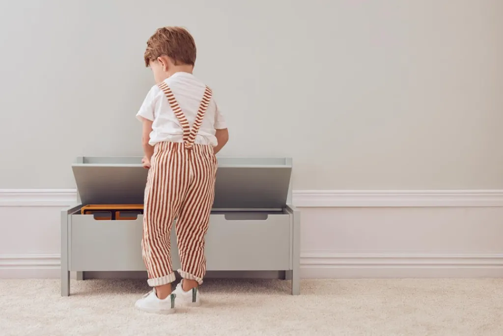 Kid's Concept Bank met opbergruimte - Lichtgroen - Best