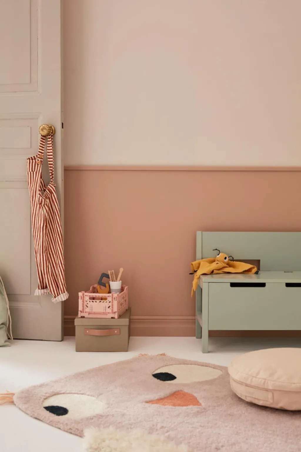 Kid's Concept Bank met opbergruimte - Lichtgroen - Best