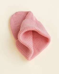 Hvid Beanie Fonzie Kids - Bubblegum - New