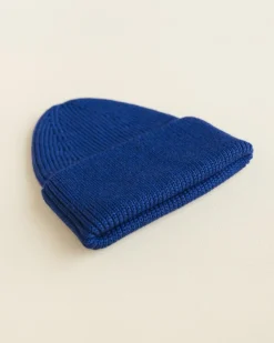 Hvid Beanie Fonzie Kids - Cobalt blue - Best