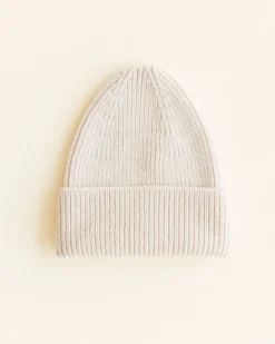 Hvid Beanie Fonzie Kids - Cream - Discount