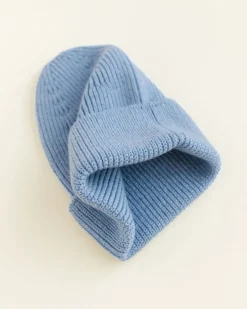 Hvid Beanie Fonzie Kids - Light Blue - Online