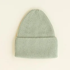 Hvid Beanie Fonzie Kids - Mint - Discount