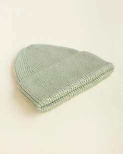 Hvid Beanie Fonzie Kids - Mint - Discount