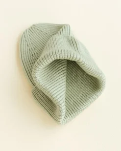 Hvid Beanie Fonzie Kids - Mint - Discount
