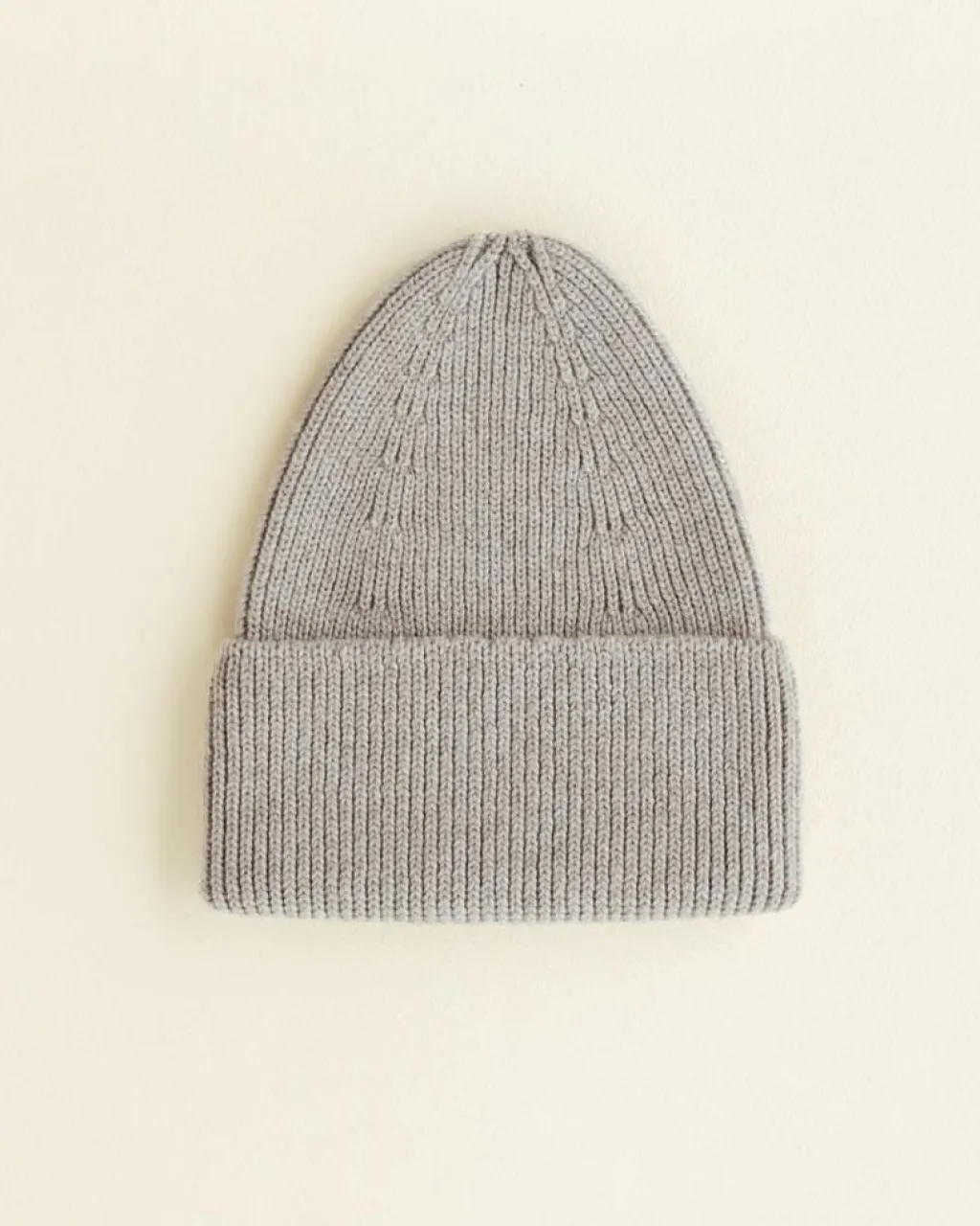 Hvid Beanie Fonzie Kids - Pebble - Clearance
