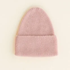 Hvid Beanie Fonzie Kids - Powder - Hot