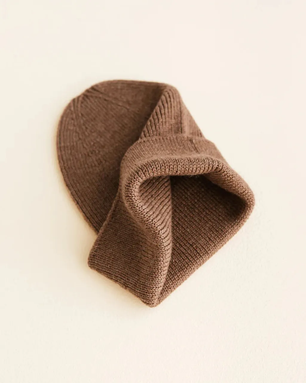 Hvid Beanie Fonzie Newborn - Mocha - Discount