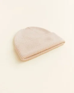 Hvid Beanie Fonzie Newborn - Oat - Outlet
