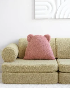 Wigiwama Bear Cushion - Guava - Sale