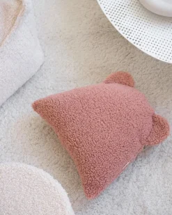 Wigiwama Bear Cushion - Guava - Sale