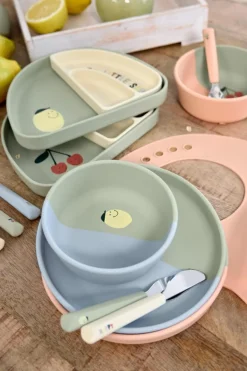 Lässig Bestekset met siliconen handvat - Happy Fruits Cherry - Clearance