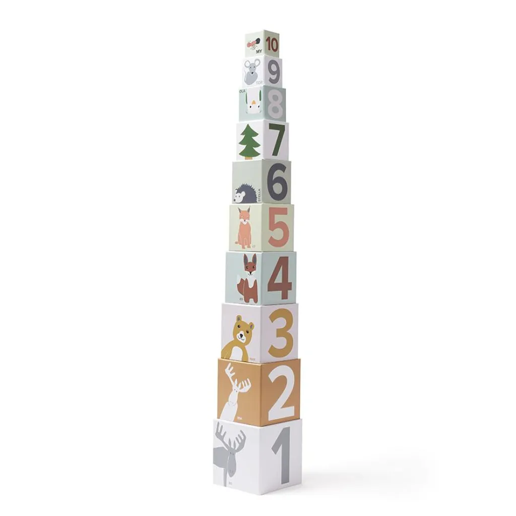Kid's Concept Blokkentoren karton 10 stuks - Edvin - Sale