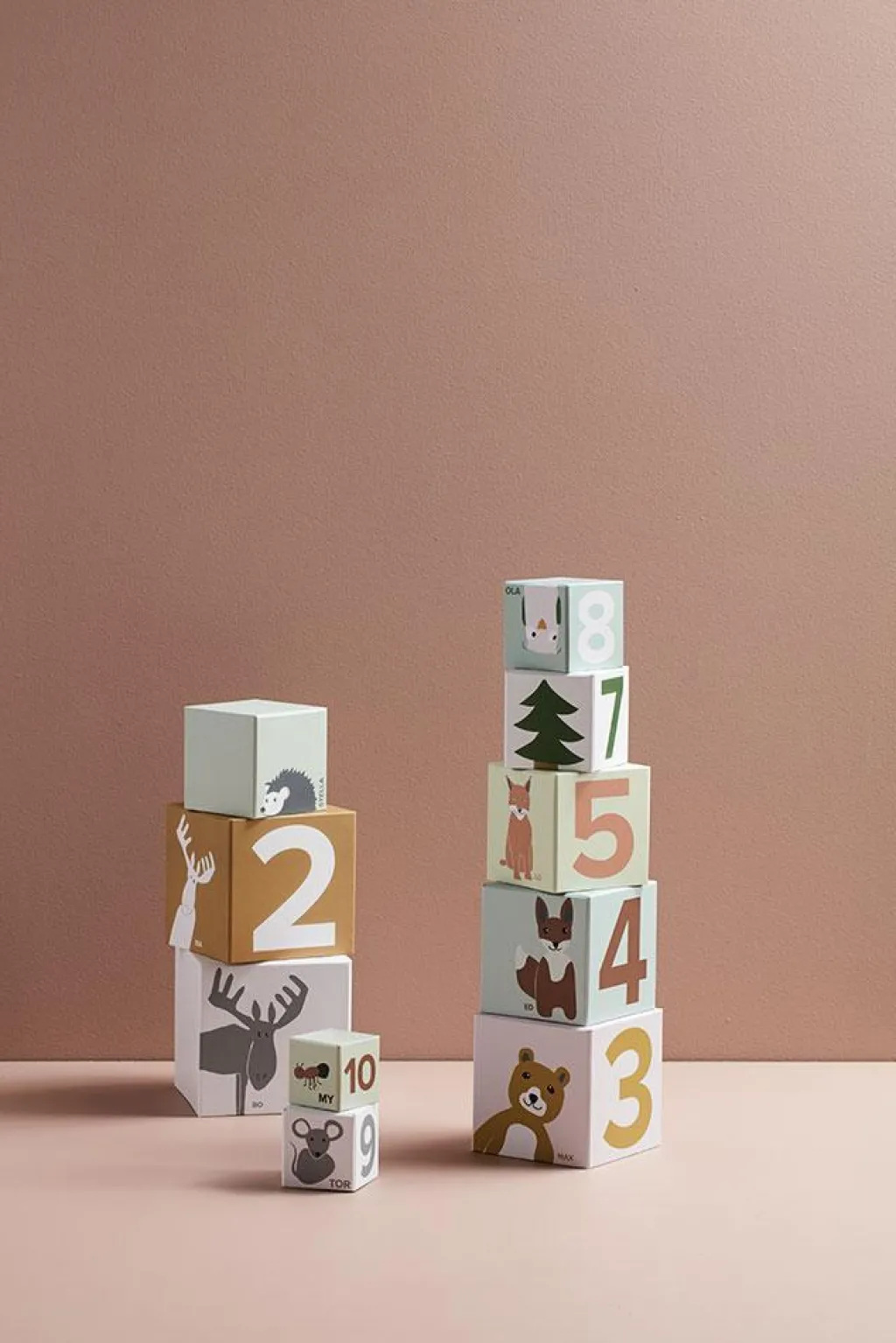 Kid's Concept Blokkentoren karton 10 stuks - Edvin - Sale