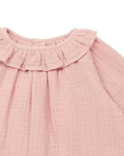 Bonton Blouse met kraagje baby - Rose - Online