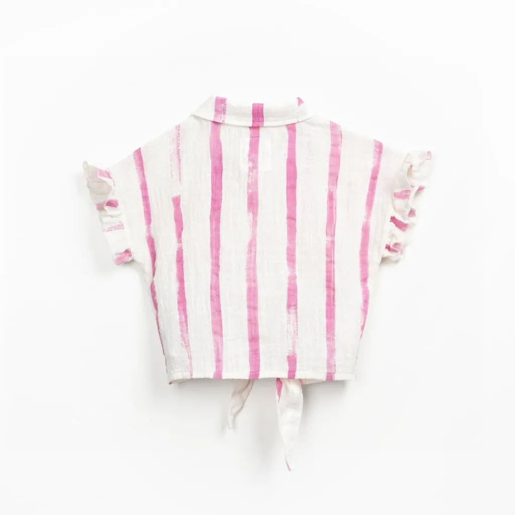 Play Up Blouse met streepjes - Grés Risca Rosa - Sale