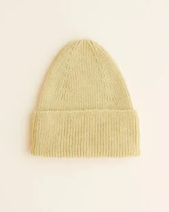 Hvid bonnet adulte fonzie - jaune clair - New