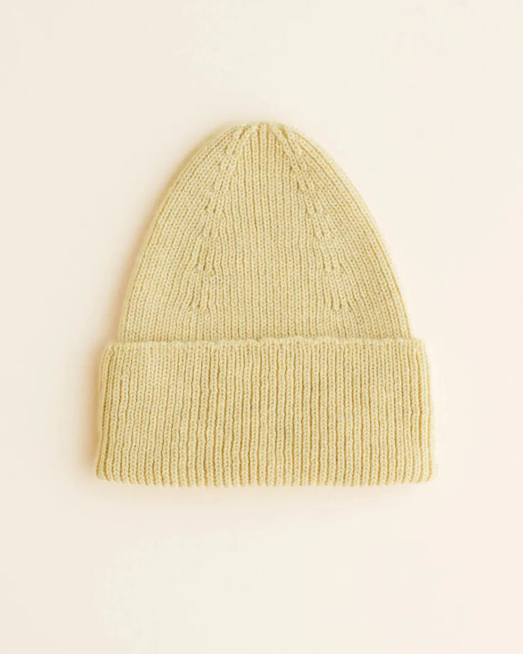 Hvid bonnet adulte fonzie - jaune clair - New