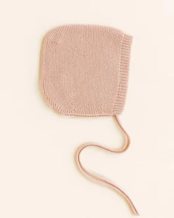 Hvid Bonnet Newborn - Apricot - Best