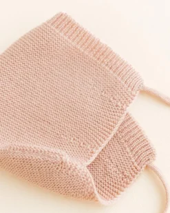 Hvid Bonnet Newborn - Apricot - Best