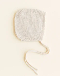 Hvid Bonnet Newborn - Cream -