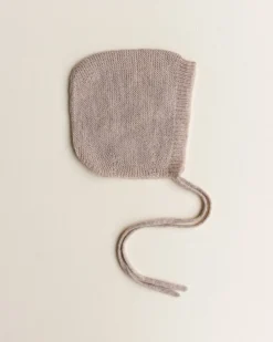 Hvid Bonnet newborn - Sand - Best