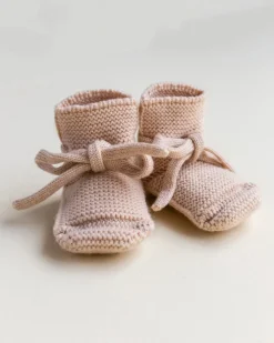 Hvid Booties - Apricot -