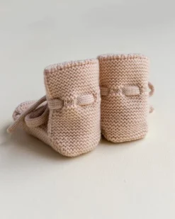Hvid Booties - Apricot -