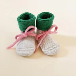 Hvid Booties - Cream / Grass - Clearance