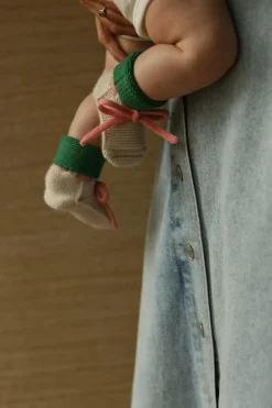 Hvid Booties - Cream / Grass - Clearance