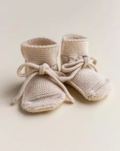 Hvid Booties - Cream - Discount