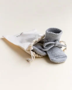 Hvid Booties - Grey Melange -