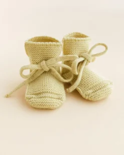 Hvid Booties - Light Yellow - Online